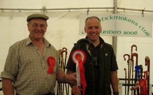 Arwyn George, Judge & John Lutton, IRISH STICKMAKING CHAMPION, The Birr Game Fair 2012