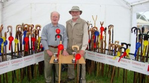 Eddie Carr, judge and John Daly 'Best in Show' and 'Reserve Best in Show', Clondulane Game Fair